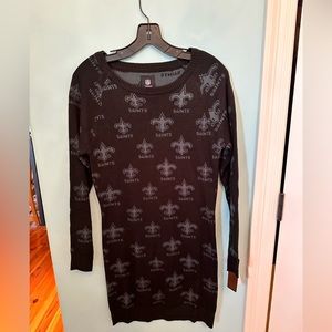 NFL Saints Sweater Dress
